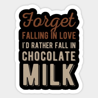 Funny Chocolate Milk Gifts Sticker